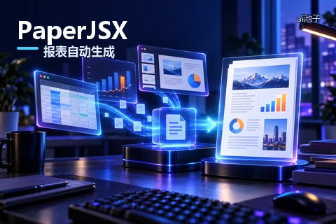 PaperJSX 报表自动生成器