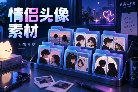 情侣头像素材