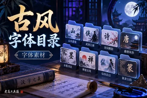 古风字体目录