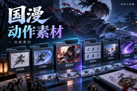 国漫动作素材